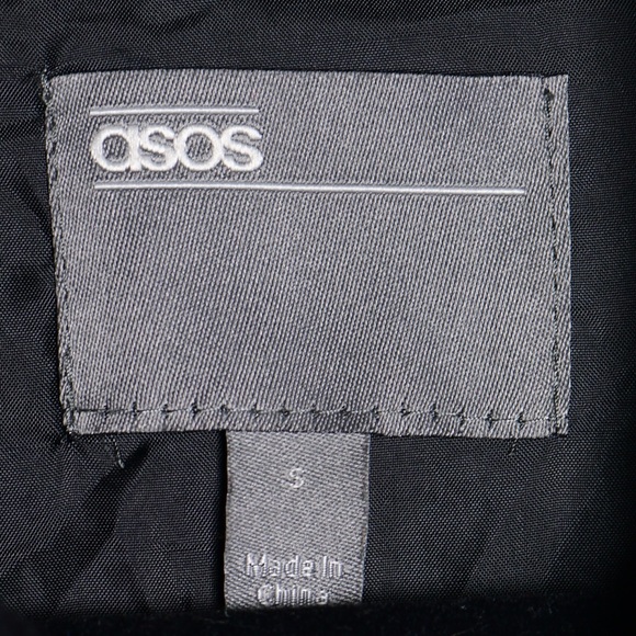 ASOS Black Bomber Jacket - Picture 2 of 6